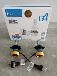 H4 автомобилни LED-крушки D4 за основни фарове 10V-30V