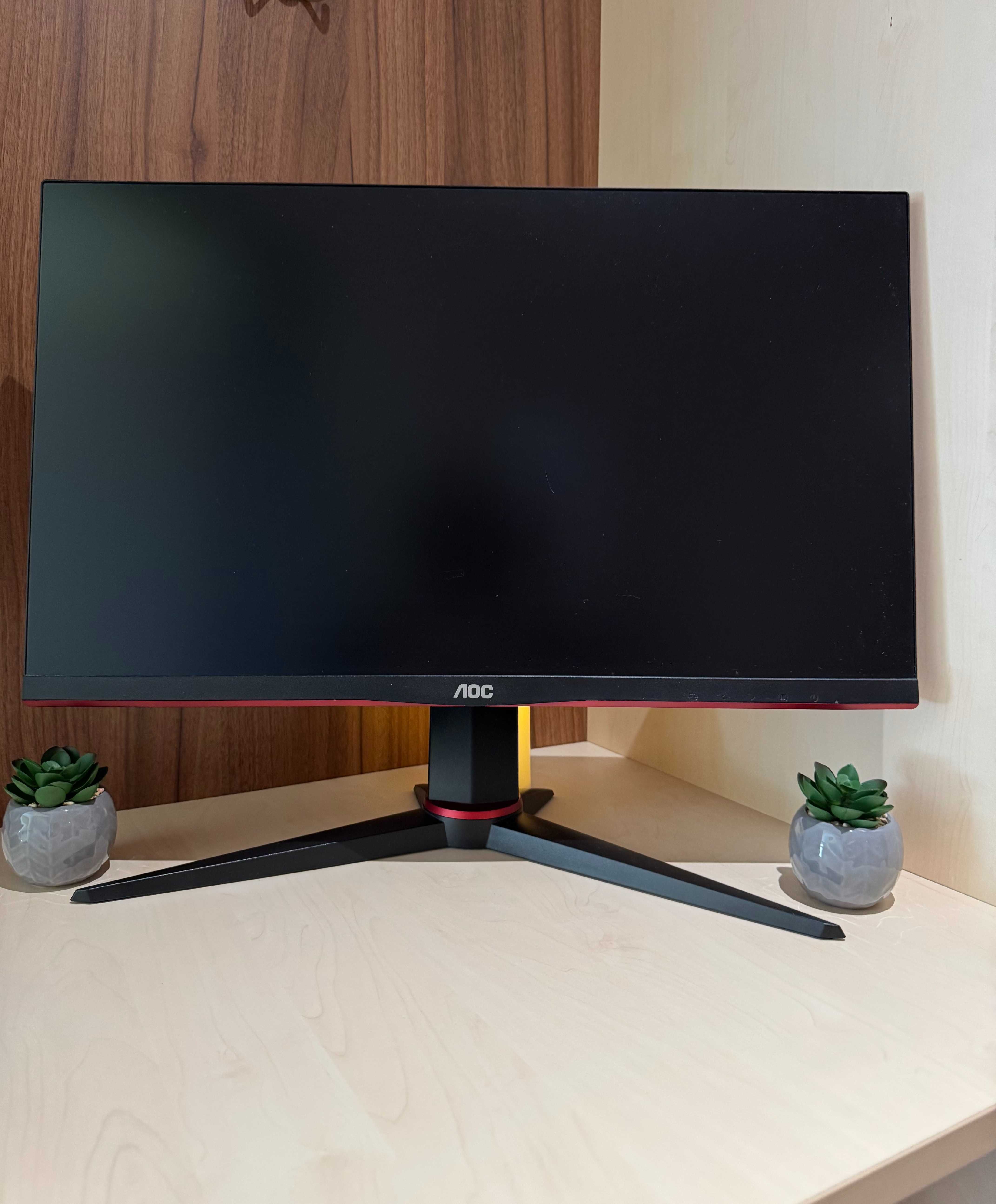 Два геймърски монитора AOC 24G2W1G4 и Acer KG242Y E