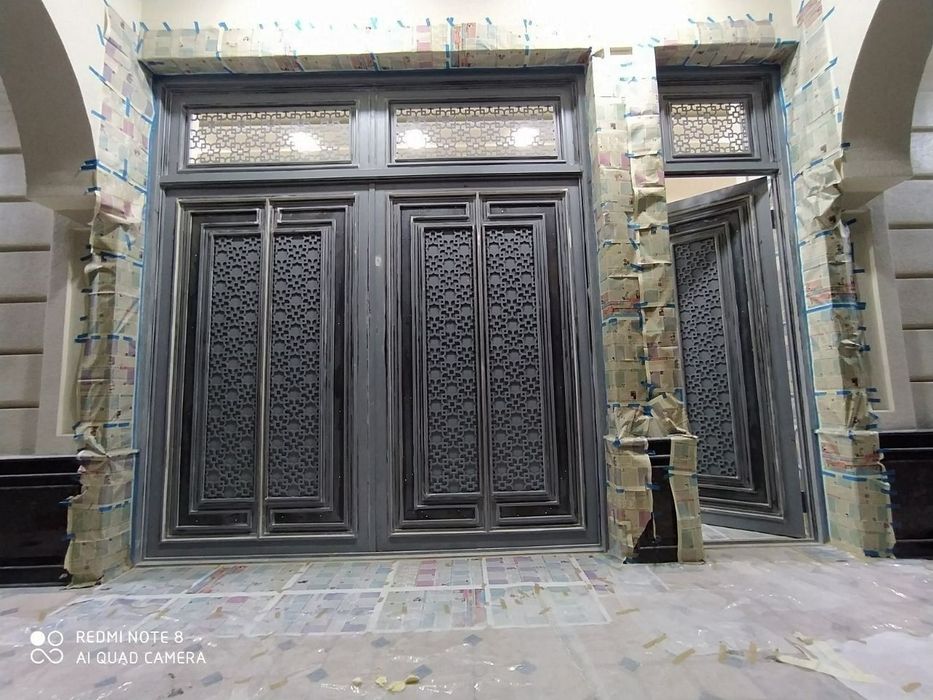 Darvoza temir  rishotka kazirok naves