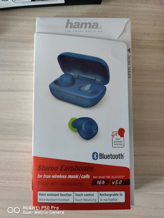Bluetooth слушалки Hamma нови