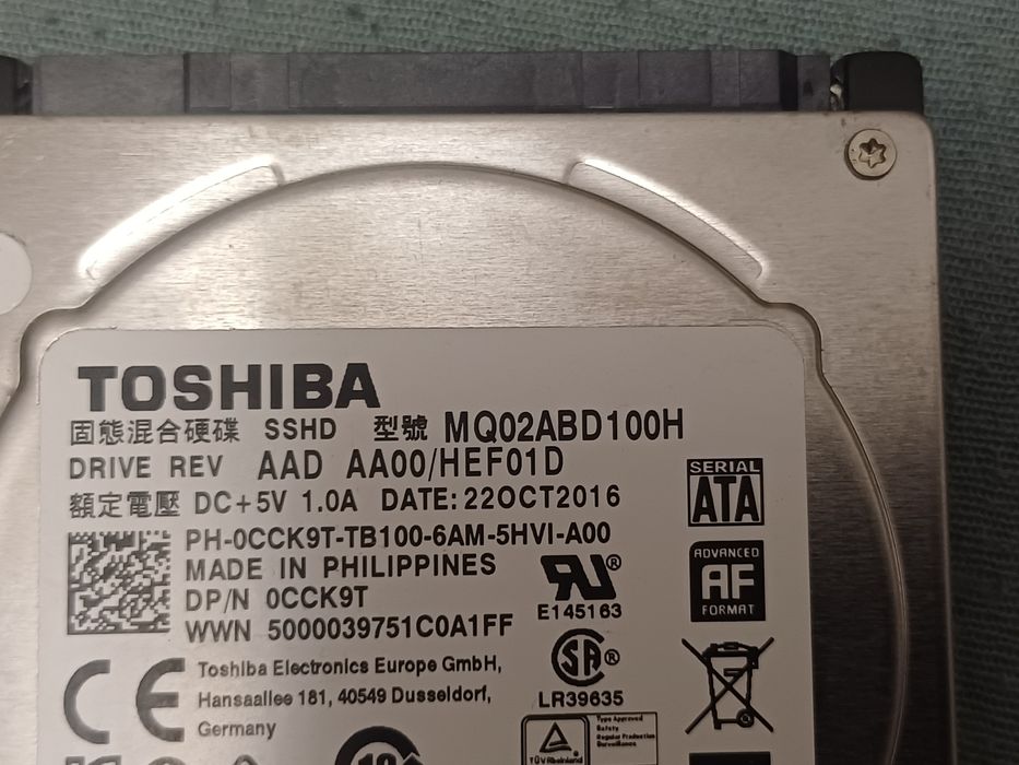 Hard Toshiba MQ02ABD100H 1TB 5400RPM 64MB Cache SATA 6.0Gb/s Solid Sta