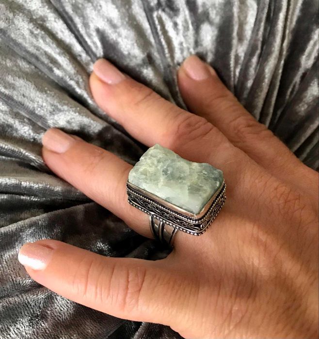 Inel Argint 925 cu Piatra Semipretioasa Kyanit/Kianit