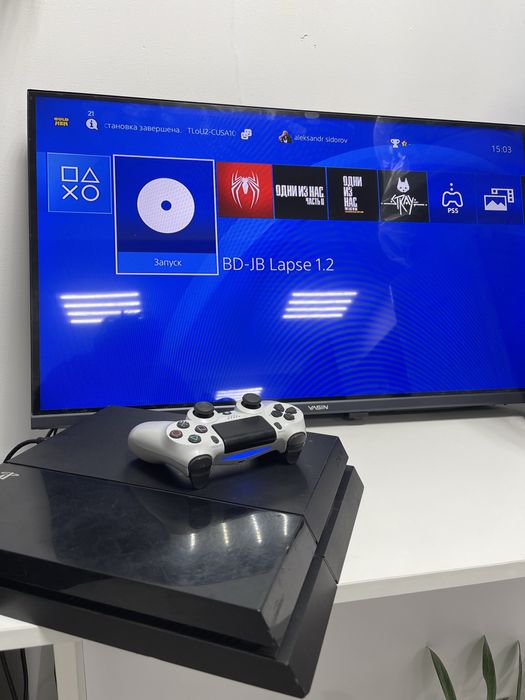 Прошитая Sony Playstation 4 Fat 500GB. Прошитая Ps4