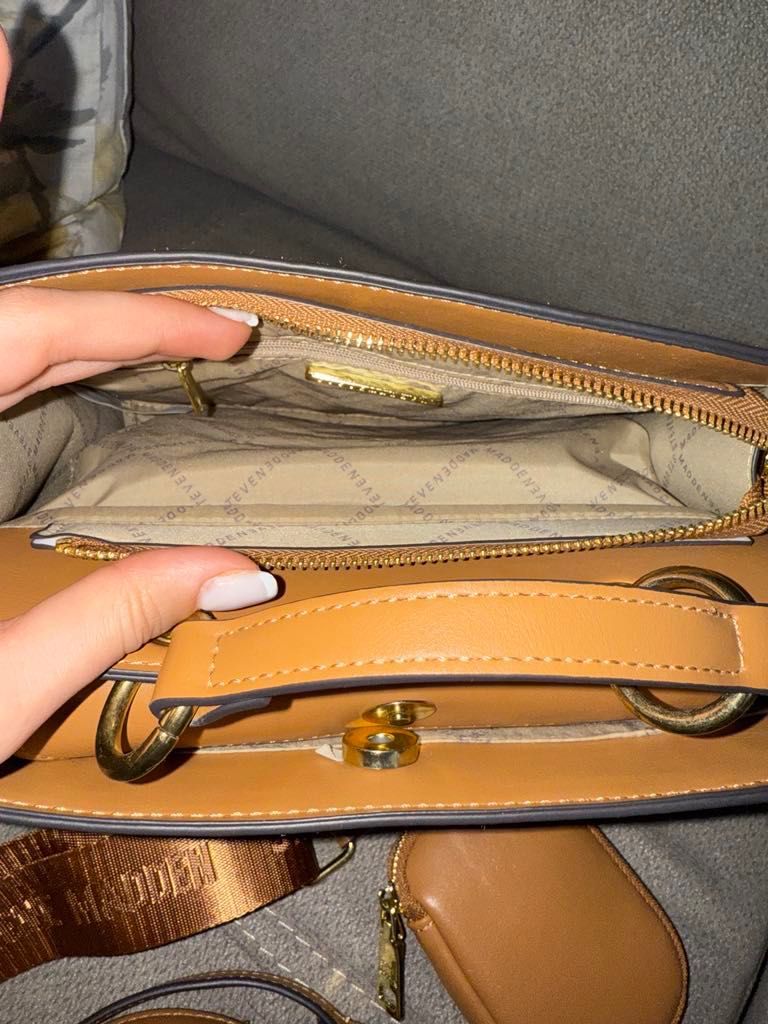 Steve Madden дамска чанта кафява