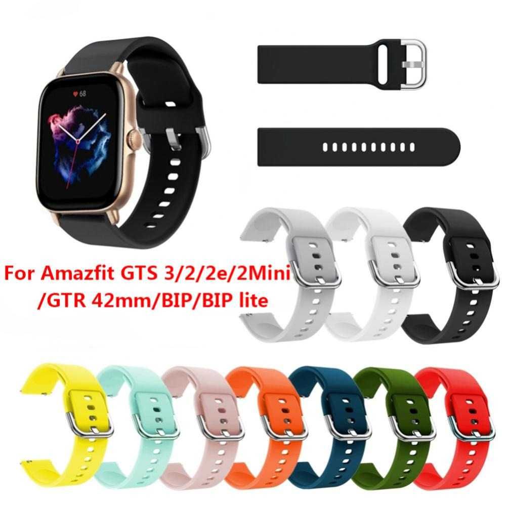 Curea silicon 20mm Amazfit GTS 3/2/2e/GTS 2 Mini/BIP U/GTR 42mm