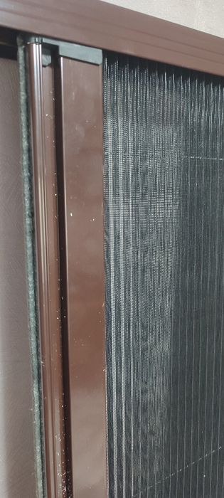 Готовые НОВЫЕ Сетки плиссе коричневые  0.60*1.58 -2 штуки