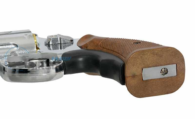 Revolver HG-131 Silver 4 inch GBB HFC