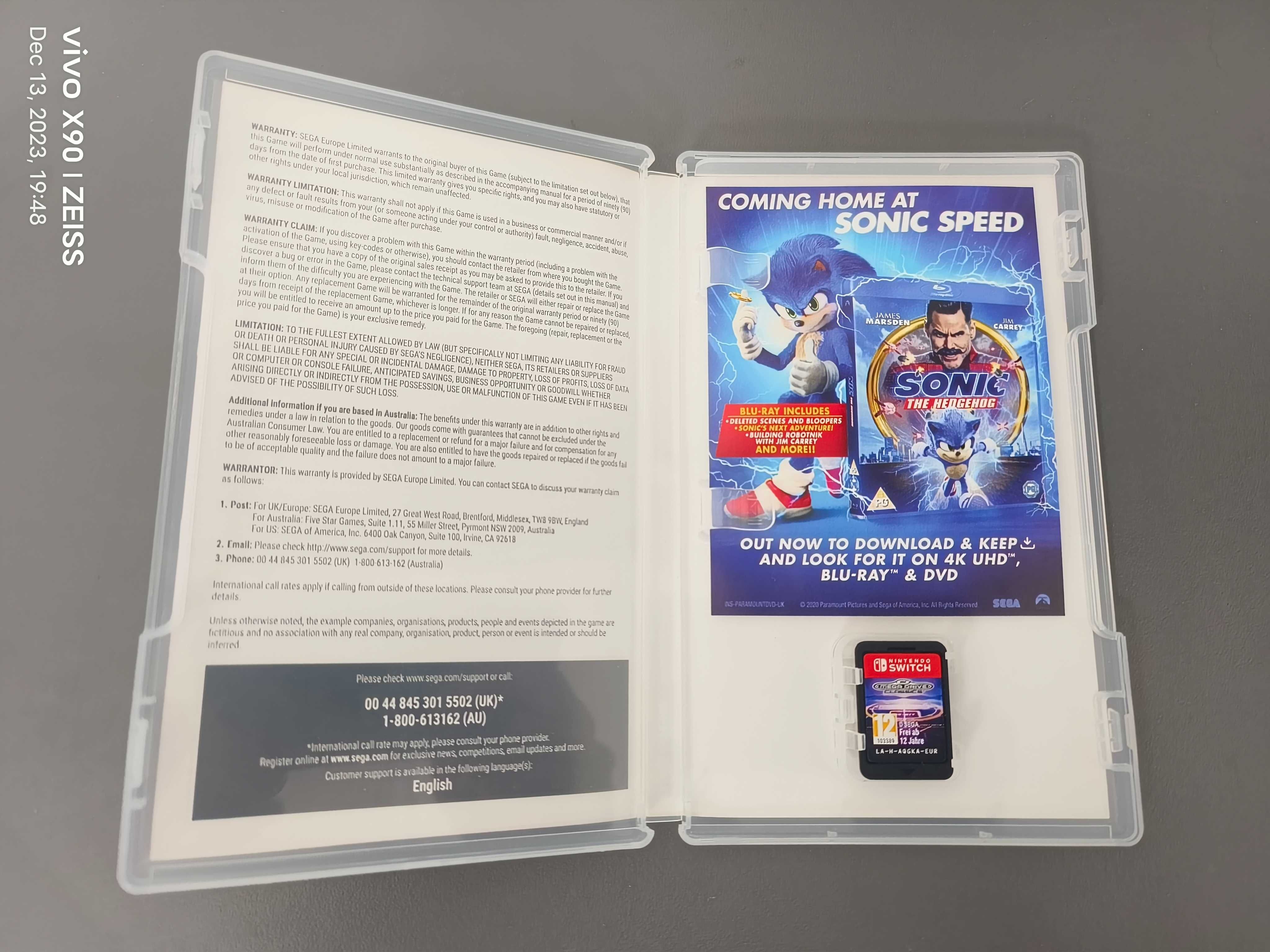 SEGA Mega Drive Classics за Nintendo Switch - в безупречно състояние