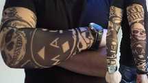 Maneci tatuate,Ray Sleeves calitate premium