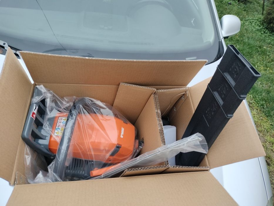 Drujba o mac mg 34  noua care nu avut pus în rezervor benzina la 0 km