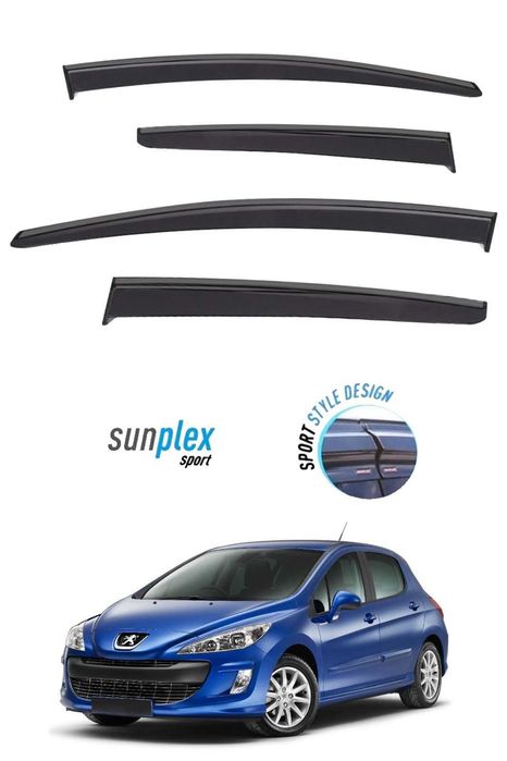 Ветробрани Peugeot 307/308 2000 до 2014 комплект предни задни