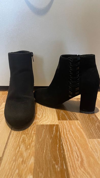 Есенни/зимни боти с удобен дебел ток