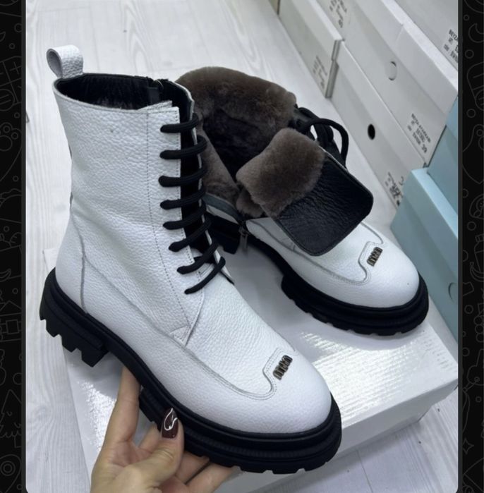 Продам кожаные сапоги