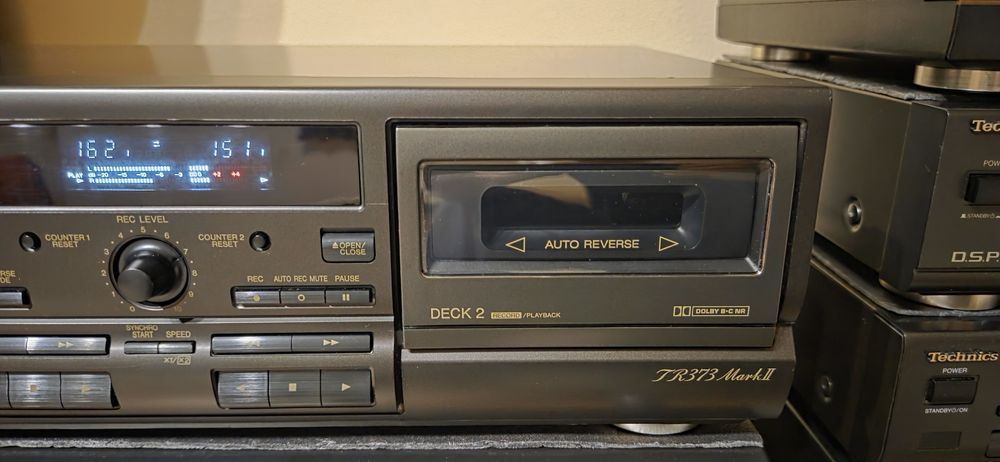 Technics RS-TR373 MK 2 stereo cassette deck,auto reverse
made i