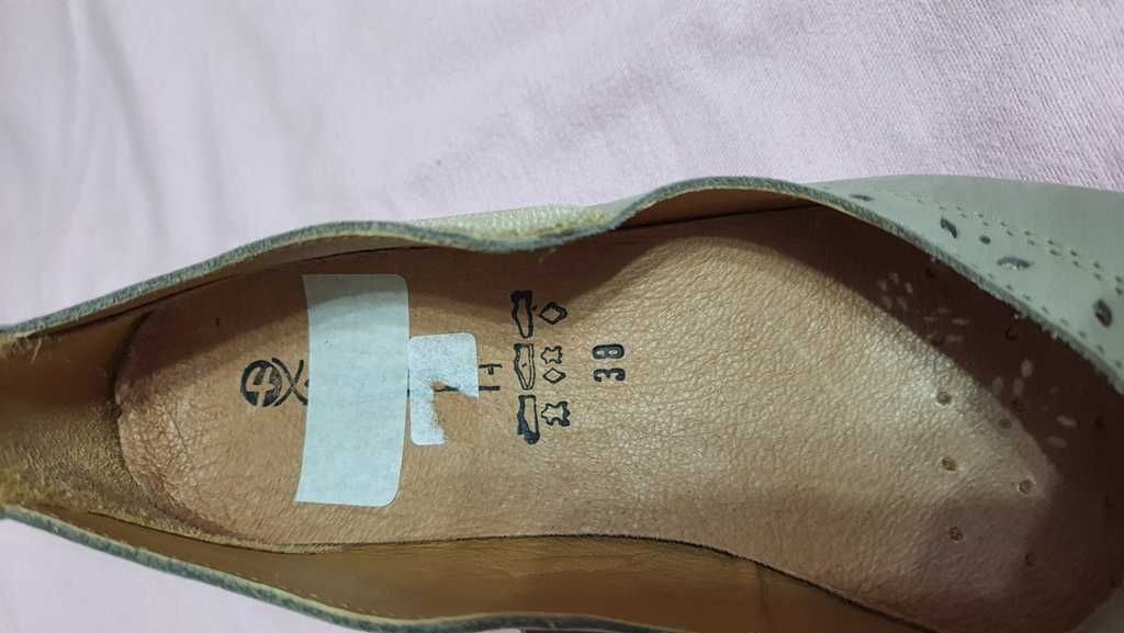 Pantofi eleganti full piele de la 4 X Comfort marimea 37,5