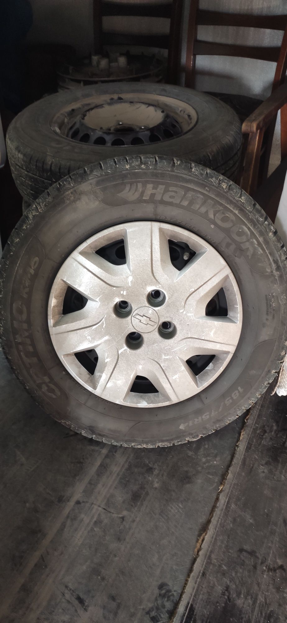 Комплект колес HANKOOK optimo 185 75 R 14, pcd 4*100, 5.5j et 39,