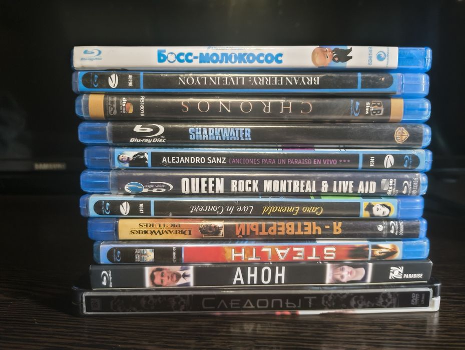 11 дисков. Блюрей фильмы/мультики. Лицензия. Дёшево!