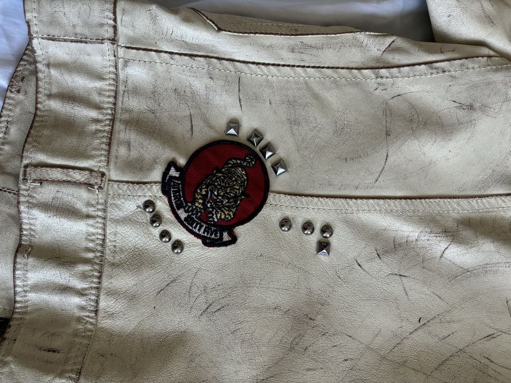Кожено яке Versace