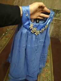 Бальное платье для девочек можно на тематику национальной одежды