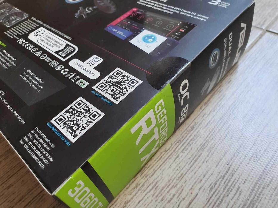 Placa video Asus NVIDIA GeForce RTX 3060 Ti 8 GB GDDR6X noua sigilata