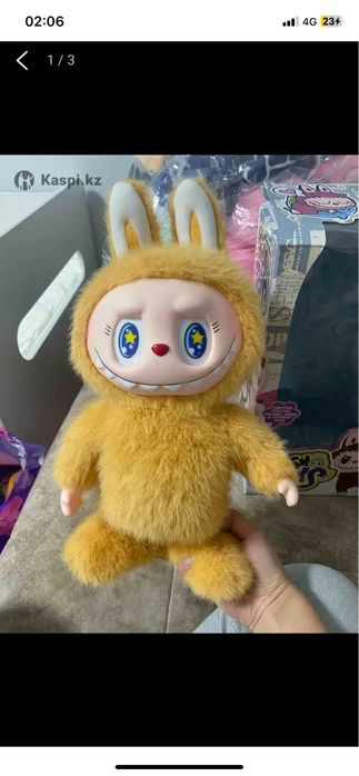 Лабубу новая . Все целое,ребенок игрушкк не оценил