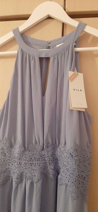 Официална синя рокля