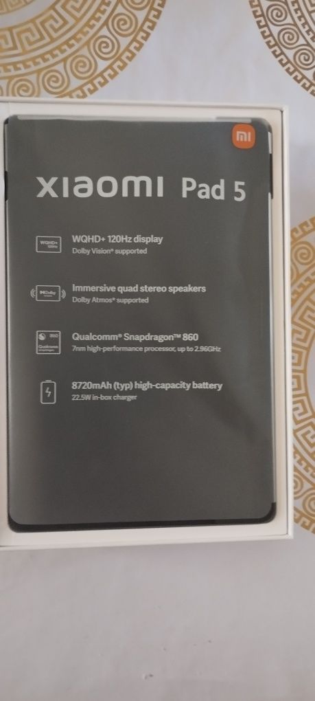 (Xiaomi pad 5) 8/256 gb Wifi