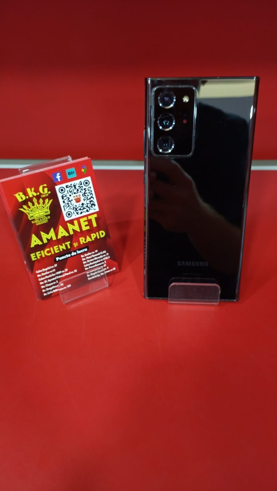 Samsung Note 20 Ultra Amanet BKG