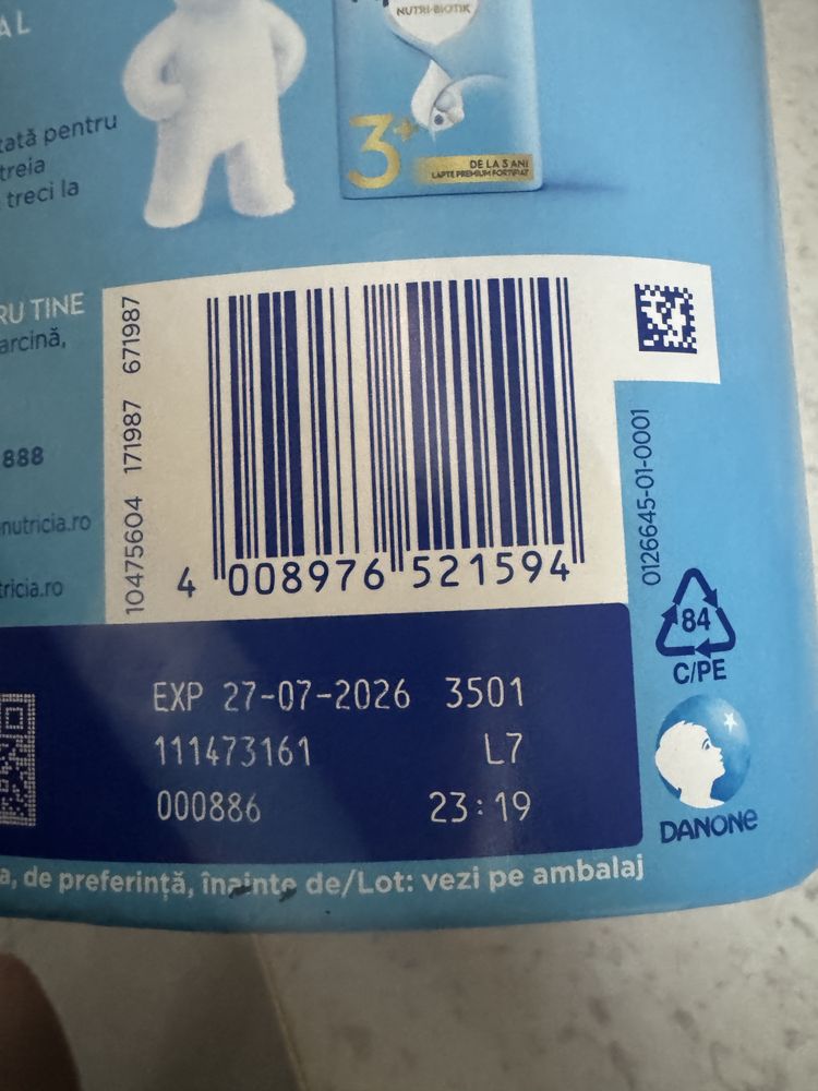Aptamil nutri biotik 2-3 ani sigilat