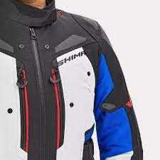 Мъжко текстилно мото яке SHIMA DUNE Red/Blue,протектори,вентилация
