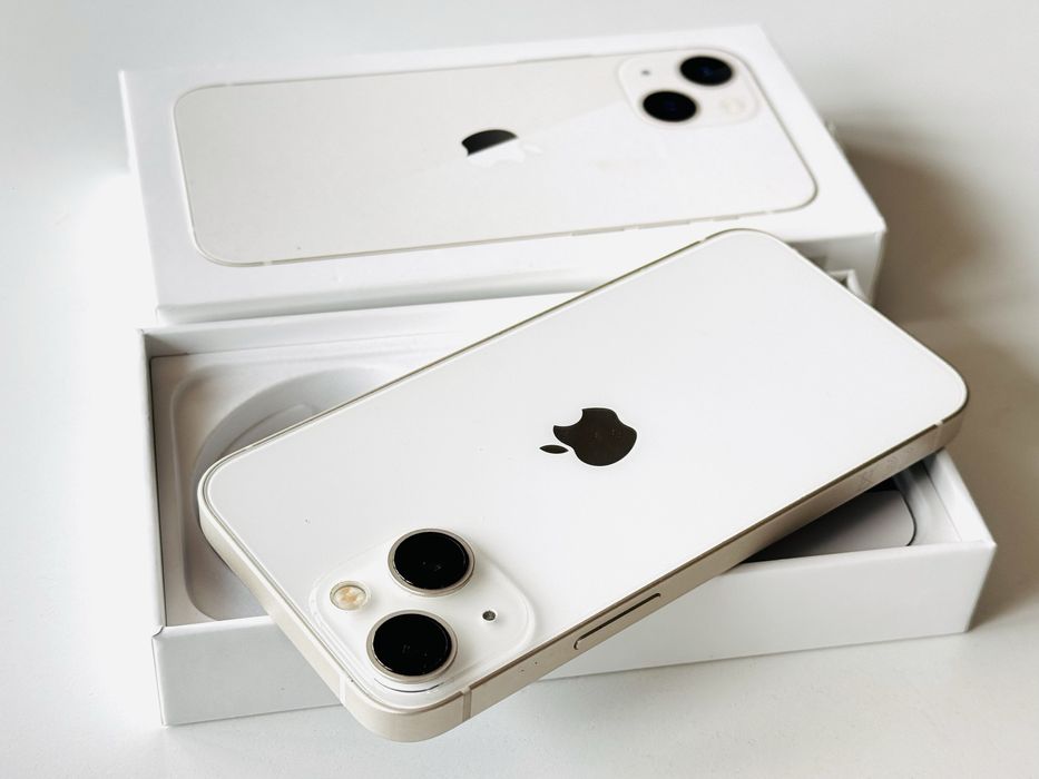 НОВ! Iphone 13 mini 256GB White 100% Батерия! Гаранция 6 месеца
