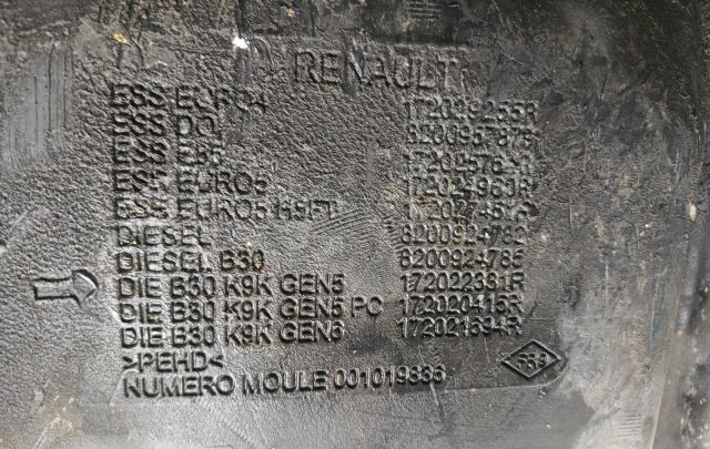 Rezervor combustibil 172022331R / 1772029255R Renault Kangoo a 2-a ge