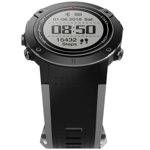 Smartwatch iUni DM18, Standby time 30 zile, GPS, BT, Gray