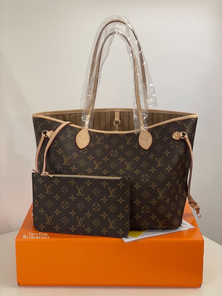 Geanta Louis Vuitton Neverfull MM noua