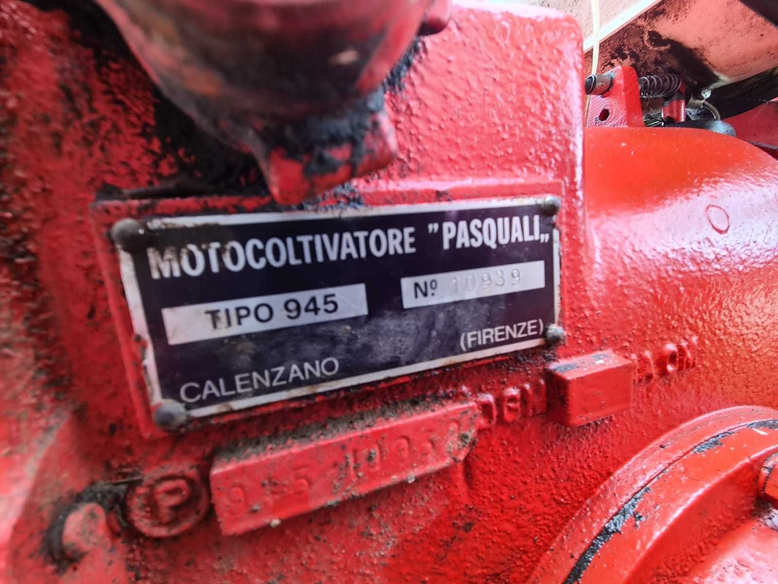 Motocultor Diesel Pasquali 945, 18Cp - Pornire electrica
