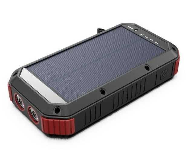 НОВА Водоустойчива 30000mAh соларна безжична преносима батерия