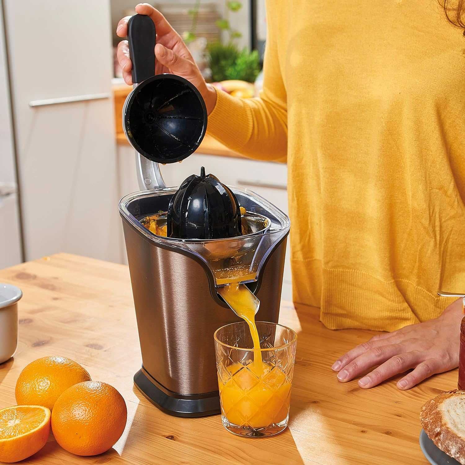 ПРОМО 2г Гаранция Нова Цитрус Преса Black+Decker BXJE100E