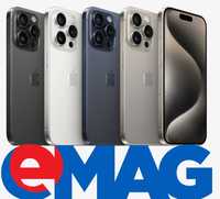 iPhone 15 PRO MAX Black/White/Blue sigilat emag