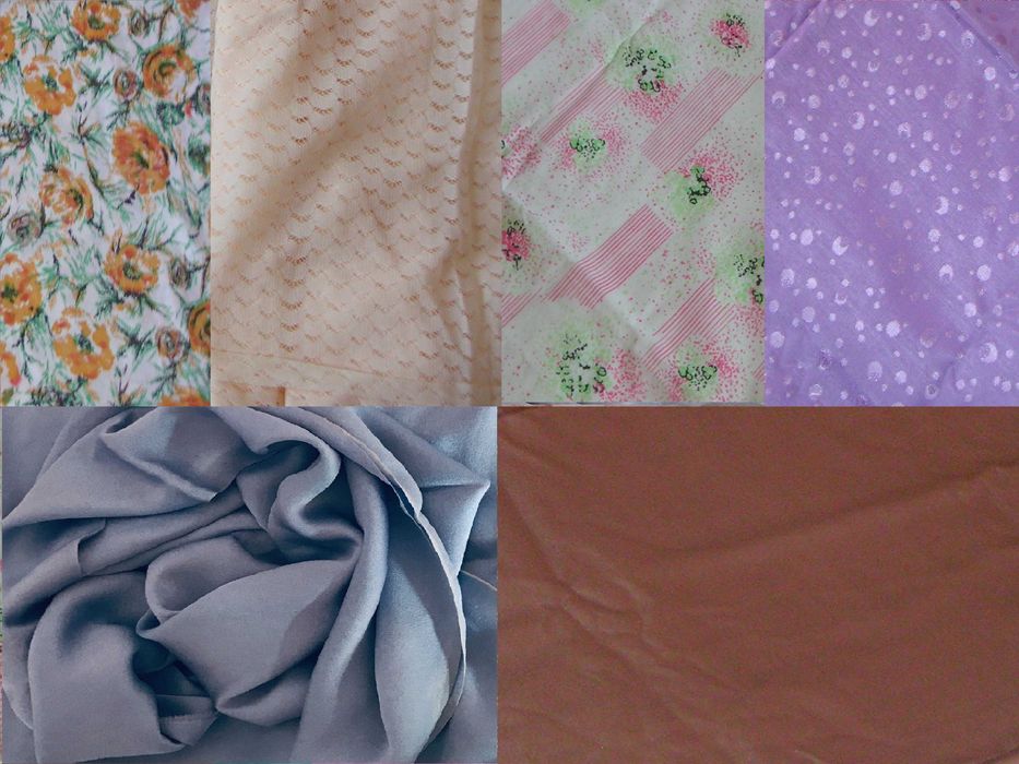 Нови ПЛАТОВЕ за шиене различни материи и десени, Плат