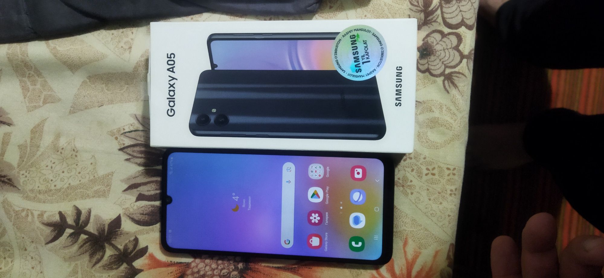 Samsung A 05 telifon sotiladi yangi korobka dakmenti bor