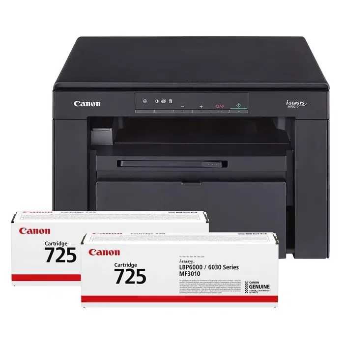 Лазерное МФУ Canon I-Sensys MF3010 Bundle (+2 картриджа) перечислением