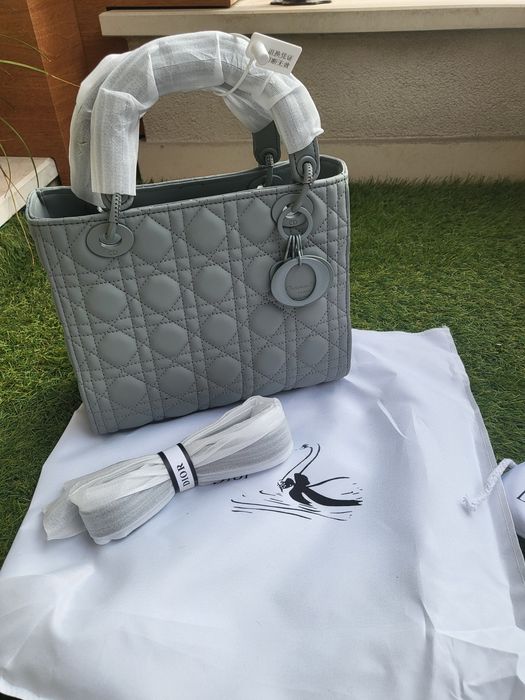 Чанта Dior сив мат