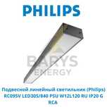 Подвесной линейный светильник Philips RC095V LED30S/840 PSU W12L120