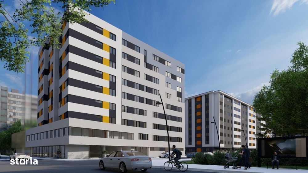 Studio 2 camere NOU Militari Residence Tineretului 35BIS, 41.26mp, Et6