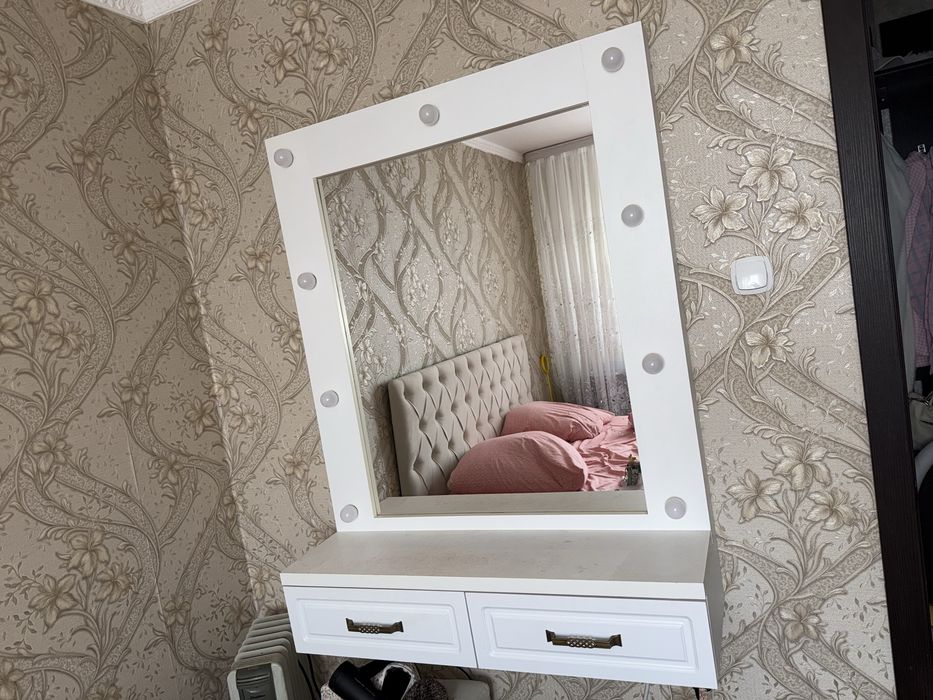 Зеркало с лампочками