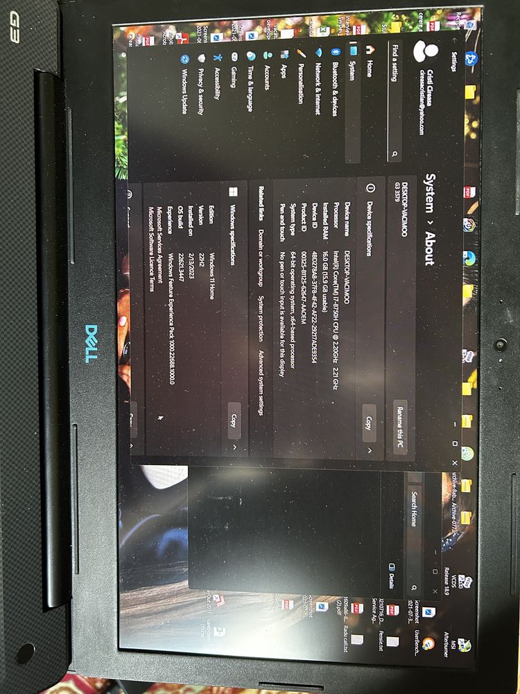 Laptop dell g3 3579 gaming