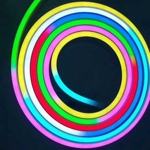 Furtun luminos Neon flexibil slim rola 5 metri sau 10 metri Multicolor