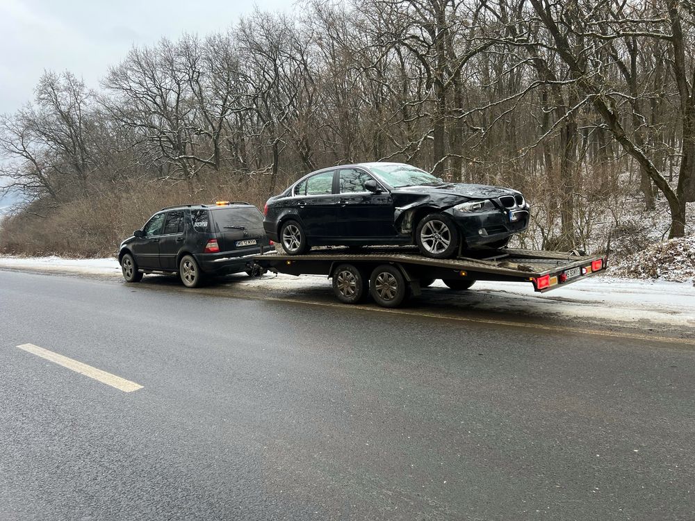 Tractări auto iernut Târnăveni Mures chetani autostrada A3