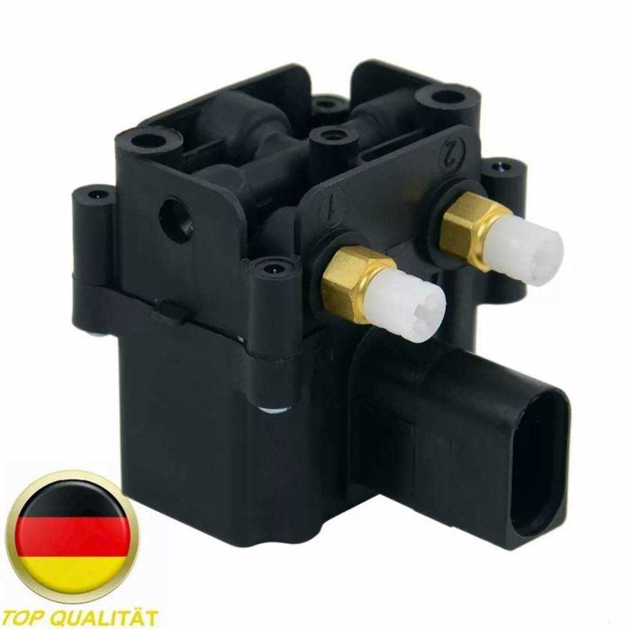 Solenoid/bloc valve suspensie aer pentru BMW 5 si 7 F11, F01, F02, F04