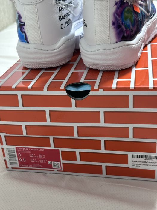 Nike Air force 1 mid off white grafitti